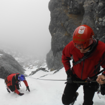 GIGILOS Mountai -climbing Pinokio couloir -Jan 2014