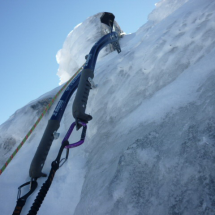 Ice Climbing Spathi North East face (II+, PD+)