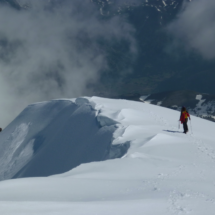 Descending from Kastro summit (2,218m)