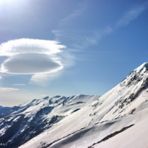 SPATHI summit (2,046m) -Mikros Troharis at the background (2,130m)