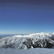 View from Psilafi summit -Gigilos on the right & Omalos plateau on the left -Jan 2017