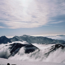 View from Melintaou (left to right): Gigilos (2,080m), Galatis, Psilafi (1,984m), Agathopi (1,763m)