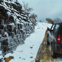 On mountain road from Theriso to Selia